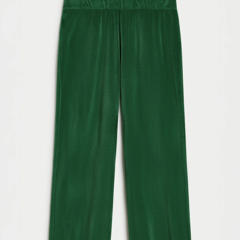 Suzi Kondi Green Velour Track Pants & Joggers - Picture 10 of 13